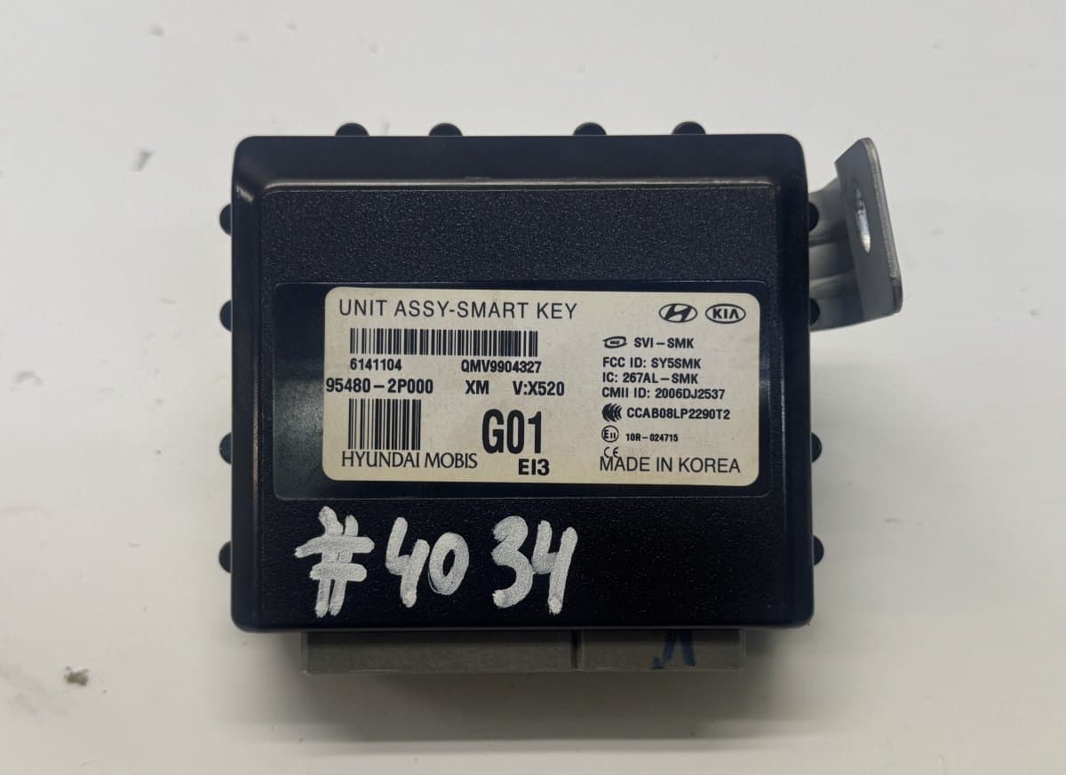 KIA 954802P000 KEYLESS GO control unit KIA SORENTO II (XM) (2009-2015)