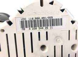 MERCEDES-BENZ 110080091039 110.080.091/039 Instrument Cluster MERCEDES-BENZ SL-CLASS (R230) (2001-2012) — thumbnail 3