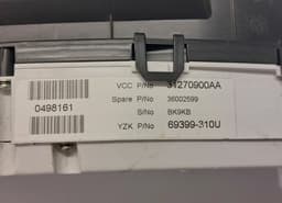 VOLVO 31270900AA 69399-310U Instrument Cluster VOLVO V70 III (BW) (2007-2016) — thumbnail 6