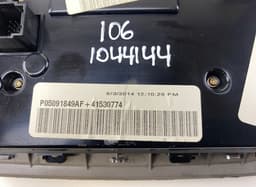 JEEP 5091849AF Heater control panel JEEP GRAND CHEROKEE IV (WK, WK2) (2010-2021) — thumbnail 3