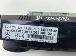 MERCEDES-BENZ 5HB96491519 5HB964915-19 Heater control panel MERCEDES-BENZ R-CLASS (W251) (2006-2013) — thumbnail 4