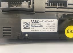 AUDI 4G0820043Q Heater control panel AUDI A6 / A6 ALLROAD (C7, 4G) (2010-2018) — thumbnail 6