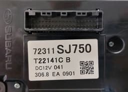 SUBARU 72311SJ750 T22141C 66062SJ100 Heater control panel SUBARU FORESTER (SK) (2018-2024) — thumbnail 6