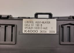 MAZDA G45J61190B VPCALH-18C612-AJC Heater control panel MAZDA 6 (GJ, GL) (2012-2020) — thumbnail 4