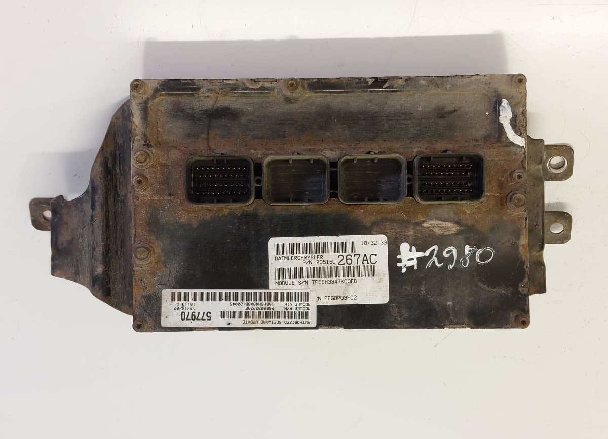 CHRYSLER P68003323AE P05150267AC Gearbox Control Unit CHRYSLER VOYAGER V (RT) (2007-2016)
