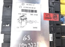 MERCEDES-BENZ 05045117 Fuse box MERCEDES-BENZ SL-CLASS (R230) (2001-2012) — thumbnail 4