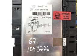 MERCEDES-BENZ 05045117 Fuse box MERCEDES-BENZ SL-CLASS (R230) (2001-2012) — thumbnail 4