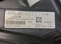 AUDI 8X0941004 Headlight right AUDI A1 (8X1, 8XK, 8XA, 8XF) (2010-2018) — thumbnail 8