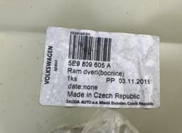 SKODA 5E9809605A Fender Rear Left SKODA OCTAVIA III (5E) (2012-2019) — thumbnail 3