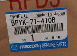 MAZDA BPYK-71-410B BPYK71410B Fender Rear Left MAZDA 3 I (BK) (2000-2009) — thumbnail 3