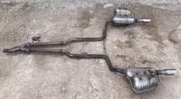 AUDI 4F0253611AA 4F0253612AA Exhaust rear silencer (muffler) AUDI A6 / A6 ALLROAD (C6, 4F) (2004-2011) — thumbnail 1