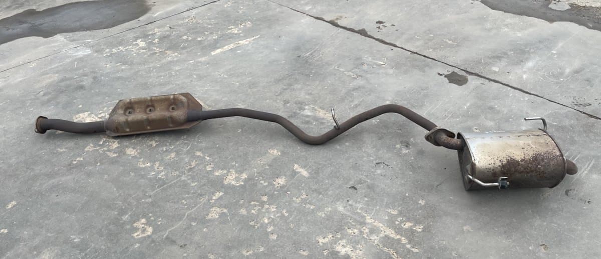 SUBARU 44200AL030 44300AL020 Exhaust system complete SUBARU LEGACY VI / Outback (2014-2019)