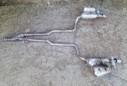 AUDI 4F0253409J Exhaust rear silencer (muffler) AUDI A6 / A6 ALLROAD (C6, 4F) (2004-2011) — thumbnail 1