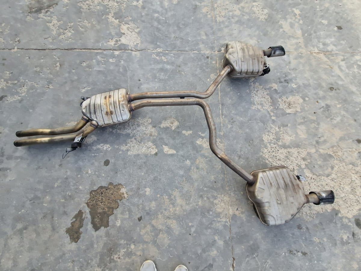 AUDI 4G0253411 4G0253181AC Exhaust rear silencer (muffler) AUDI A6 / A6 ALLROAD (C7, 4G) (2010-2018)