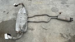 PORSCHE 95511112150 95511109630 Exhaust system complete PORSCHE CAYENNE I (2002-2010) — thumbnail 1