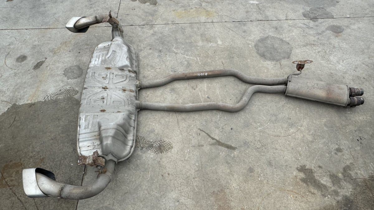 PORSCHE 95511112150 95511109630 Exhaust system complete PORSCHE CAYENNE I (2002-2010)