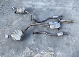 AUDI 4G0253409C 4G0253609AC 4G0253610AC 4G0254300F 4G0254350F Exhaust system complete AUDI A6 / A6 ALLROAD (C7, 4G) (2010-2018) — thumbnail 1