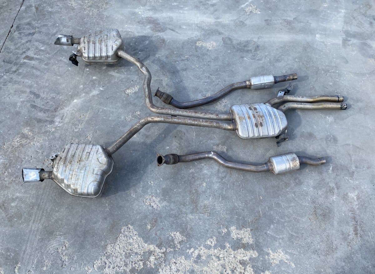 AUDI 4G0253409C 4G0253609AC 4G0253610AC 4G0254300F 4G0254350F Exhaust system complete AUDI A6 / A6 ALLROAD (C7, 4G) (2010-2018)
