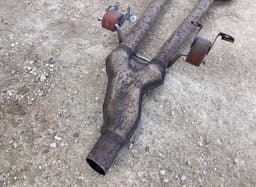 AUDI 4F0253611AA 4F0253612AA Exhaust rear silencer (muffler) AUDI A6 / A6 ALLROAD (C6, 4F) (2004-2011) — thumbnail 2