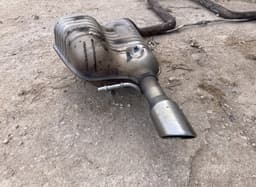 AUDI 4F0253611AA 4F0253612AA Exhaust rear silencer (muffler) AUDI A6 / A6 ALLROAD (C6, 4F) (2004-2011) — thumbnail 4