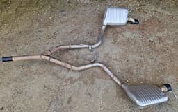 MERCEDES-BENZ A2124910200 Exhaust rear silencer (muffler) MERCEDES-BENZ E-CLASS (W212) (2009-2016) — thumbnail 1