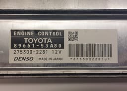 LEXUS 89661-53A80 8966153A80 275300-2281 Engine Control Unit / module (ECU) LEXUS IS II (XE20) (2005-2013) — thumbnail 2