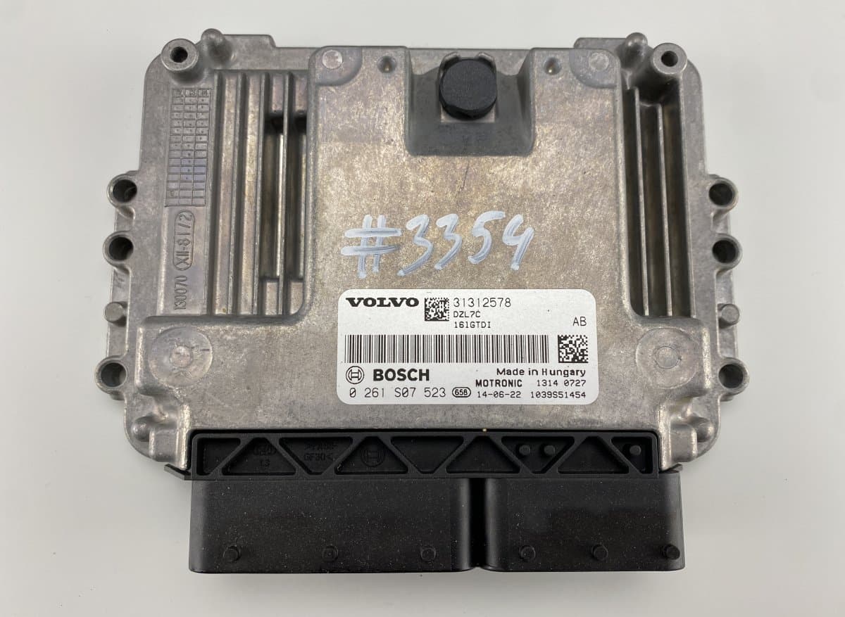 31312578 0261S07523 1039S51454 31327995AA 31327995 BG9T14C256HA 28227917 AH4N15607AE Engine Control Unit / module (ECU) VOLVO S60 II / V60 I (2010-2018)