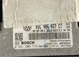 VW 03C906027CT 0261S06719 1039S51391 12630466 03C907309G Engine Control Unit / module (ECU) VW GOLF VI (5K) (2008-2013) — thumbnail 2