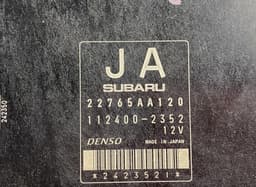 SUBARU 112400-2352 Engine Control Unit / module (ECU) SUBARU LEGACY V / Outback (2009-2014) — thumbnail 6