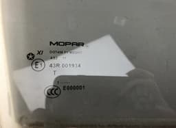 JEEP 68068670AB Door window glass front right JEEP GRAND CHEROKEE IV (WK, WK2) (2010-2021) — thumbnail 3