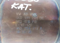 VW 1K0131701DE 1K0178PB 1K0254211A Catalyc Converter VW GOLF VI (5K) (2008-2013) — thumbnail 3