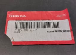 HONDA 74890-TB9-G000 74890TB9G000 74890TB9G10ZF Bootlid / tailgate moulding HONDA CIVIC IX (FK, FB) (2011-2017) — thumbnail 8