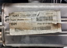 VW 7N0815065 5N0819194 5N0819259 9001800D 9015726A 52411483R06 52433430 Auxiliary / pakring heater (webasto) VW SHARAN II (7N) (2010-2022) — thumbnail 8