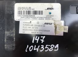 MERCEDES-BENZ A2308200189 Audio amplifier MERCEDES-BENZ SL-CLASS (R230) (2001-2012) — thumbnail 4