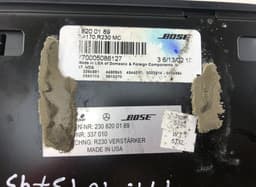 MERCEDES-BENZ A2308200189 Audio amplifier MERCEDES-BENZ SL-CLASS (R230) (2001-2012) — thumbnail 4