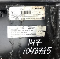 MERCEDES-BENZ A2308200189 Audio amplifier MERCEDES-BENZ SL-CLASS (R230) (2001-2012) — thumbnail 3