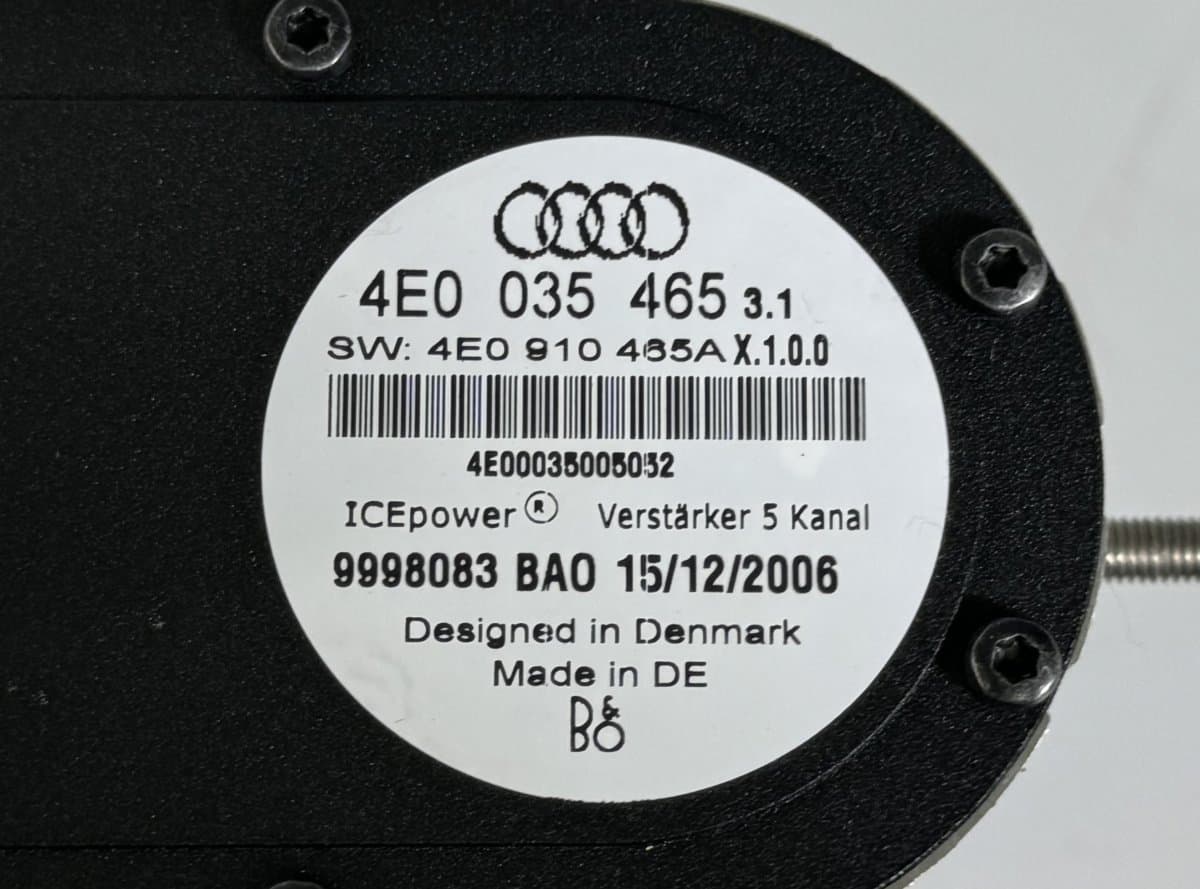 AUDI 4E0035465 Audio amplifier AUDI A8 (4E) (2002-2010)