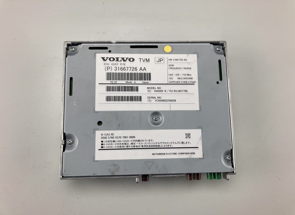 VOLVO 31667726AA TU-6VJ421TBL Amplifier / receiver / car phone, other VOLVO XC60 I (2008-2017)