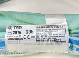 MERCEDES-BENZ A2058601002 A2058601002 Set of head/curtain airbags MERCEDES-BENZ C-CLASS (W205) (2013-2021) — thumbnail 5