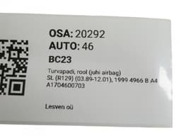 MERCEDES-BENZ A1704600703 Steering Wheel Airbag MERCEDES-BENZ SL-CLASS (R129) (1989-2001) — thumbnail 4