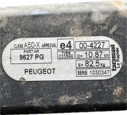 PEUGEOT 9665524180 9627PG Towbar PEUGEOT 508 I (W23) (2010-2018) — thumbnail 9