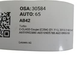 MERCEDES-BENZ A6510902880 A6510905780 A6510906180 Turbocharger MERCEDES-BENZ C-CLASS (W204) (2007-2013) — thumbnail 7
