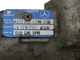 MERCEDES-BENZ A6510904080 A6510904980 A6510902880 A6510904980 Turbocharger MERCEDES-BENZ E-CLASS (W212) (2009-2016) — thumbnail 4
