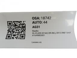 MERCEDES-BENZ A1649002601 A1649007301 Radio MERCEDES-BENZ GL-CLASS (X164) (2006-2012) — thumbnail 7