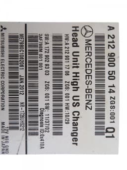 MERCEDES-BENZ A2129005014 A2129007113 A2129007513 A2129006014 Radio MERCEDES-BENZ E-CLASS (W212) (2009-2016) — thumbnail 8
