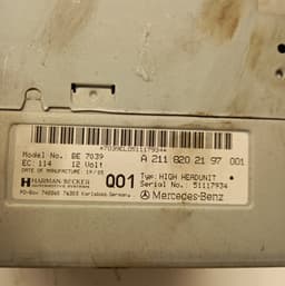 MERCEDES-BENZ A2118202197 A2118202197001 Radio MERCEDES-BENZ E-CLASS (W211) (2002-2009) — thumbnail 3