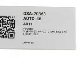 MERCEDES-BENZ A1294011302 Spare wheel MERCEDES-BENZ SL-CLASS (R129) (1989-2001) — thumbnail 5