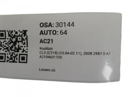 MERCEDES-BENZ A2194601100 Steering rack MERCEDES-BENZ CLS (C219) (2004-2010) — thumbnail 7