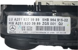 MERCEDES-BENZ 2518209989 A2519000401 2519000401 Heater control panel MERCEDES-BENZ GL-CLASS (X164) (2006-2012) — thumbnail 3