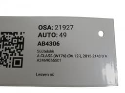 MERCEDES-BENZ A2469055501 A2469057203 Ignition switch lock (ignition barrel) MERCEDES-BENZ A-CLASS (W176) (2012-2018) — thumbnail 4